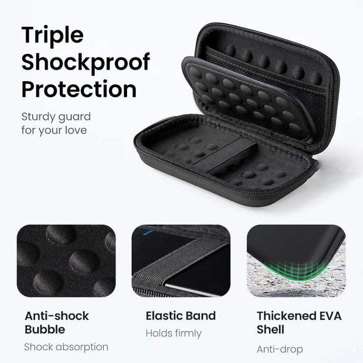 Immagine prodotto Only-Bags.Store Contenitore per disco rigido esterno da 2,5 pollici Box HDD SSD portatile per Power Bank Custodia