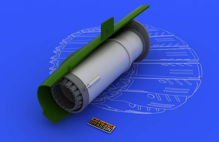 Actual product image Eduard MiG-21 BIS exhaust nozzle for