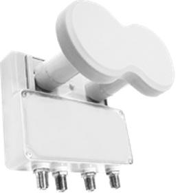 Actual product image smart Monoblock Quad 4.3° LNB from (40mm)
