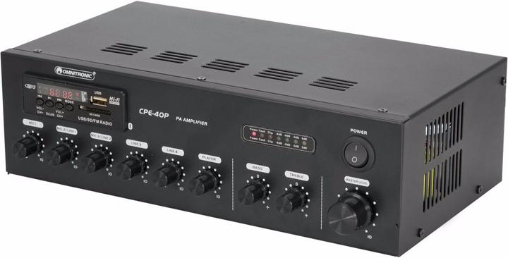 Productafbeelding Omnitronic CPE-40P ELA-versterker 40 W 4-kanaals 1-zone