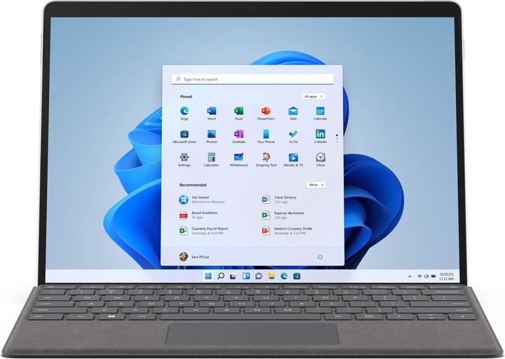 Actual product image Microsoft Surface Pro 8 for business (13", Core i7-1185G7, 16 GB, 256 GB, Without keyboard layout)