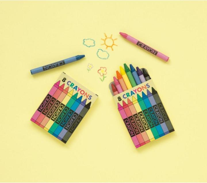 Image du produit Unique Boites de 8 crayons de couleur (6pcs) (Multicolore, 6 x)