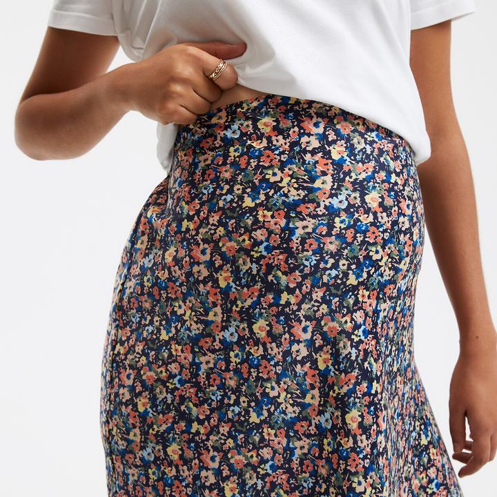 Produktbild La Redoute Collections Umstandsrock aus gemustertem Satin (42)