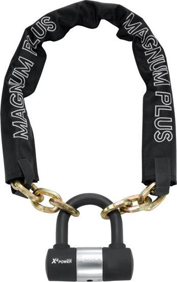 3040 Chain bike lock - 8mm 85 cm - 5 x buttons with code + padlock