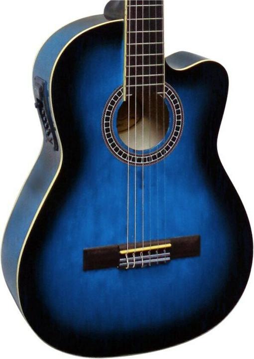 Produktbild Jamb Klassische Gitarre mit Tonabnehmer (Halbakustik Gitarre)