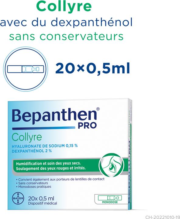 Energy Label Bepanthen PRO Eye drops (10 ml, 20 x 0.5 ml)