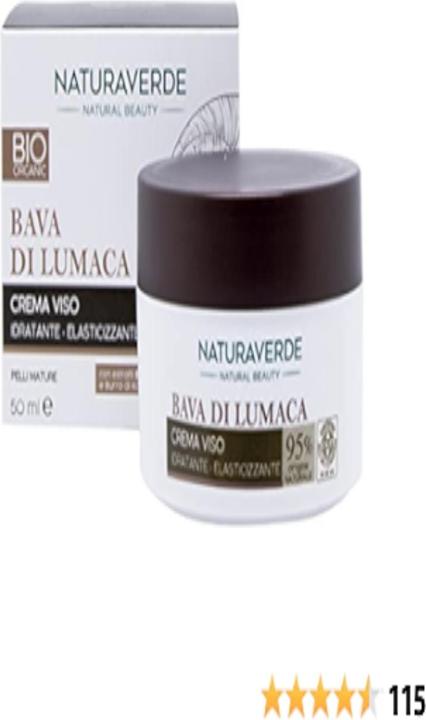 Actual product image Naturaverde NV Organic moisturising snail face cream (50 ml, Day cream)