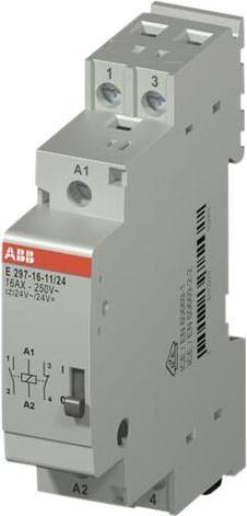 Produktbild ABB Installationsrelais Spule 24 VAC/24VDC, 16 A, 1 NC+ 1 NO E297-16-11/24
