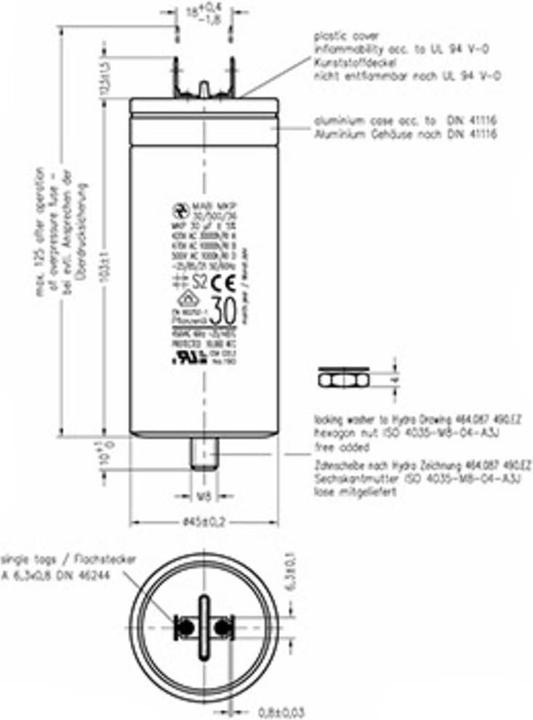Produktbild MKP-Motorkondensatoren