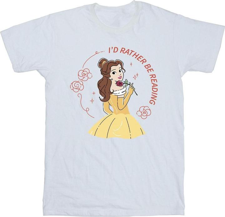 Disney Die Schöne und das Biest Ich würde lieber lesen TShirt