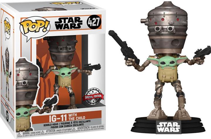 Image du produit Funko Pop! SW Mandalorian : IG-11 Excl w/ T-Shirt (M)