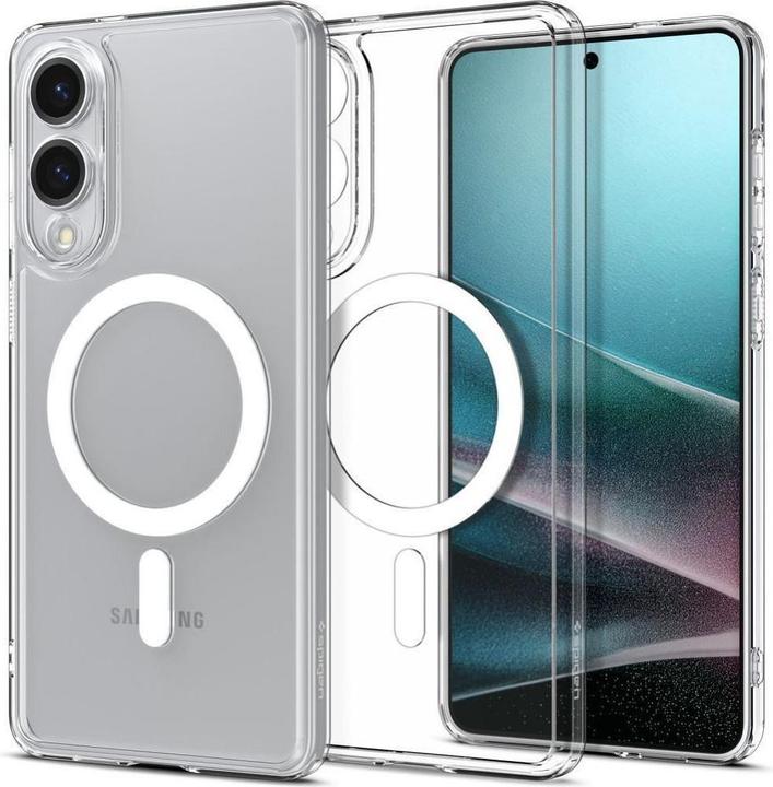 Actual product image Spigen - Ultra Hybrid MagSafe - Samsung Galaxy S25 Edge - Clear / White (Samsung Galaxy S25 Edge)