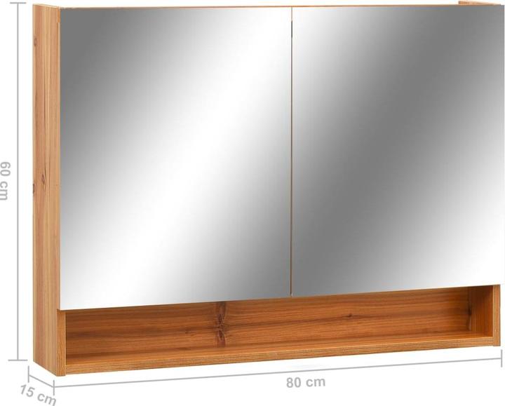 Immagine prodotto VidaXL Armadio a specchio (80 x 15 x 60 cm)