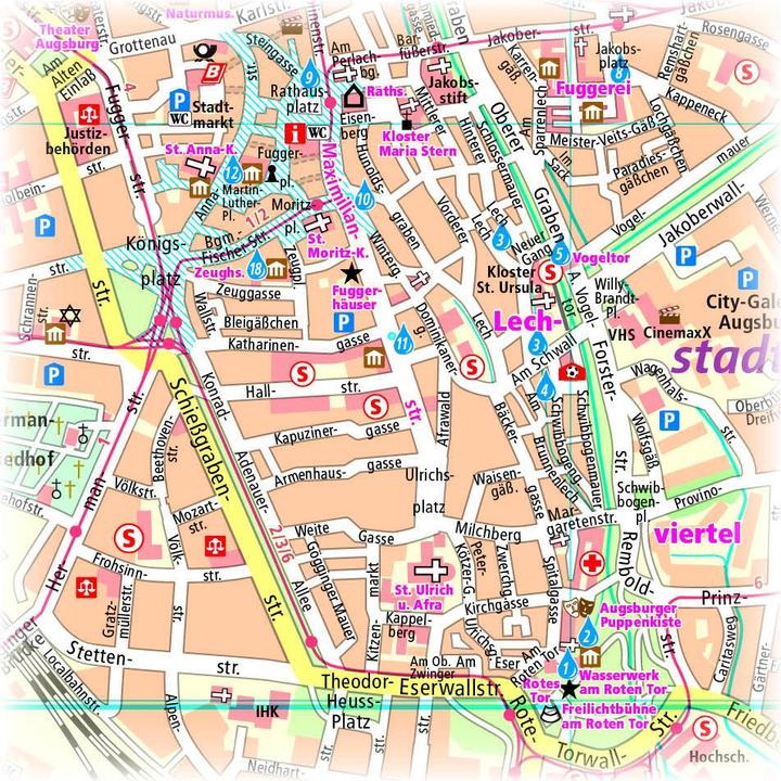 Produktbild PublicPress.1257 Innenstadtpln Augsburg