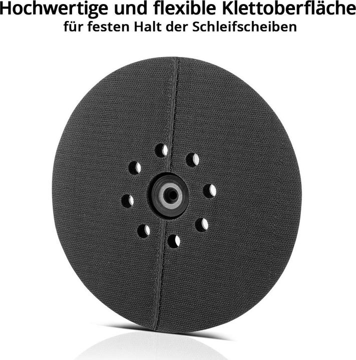 Produktbild Stahlwerk Universal-Hochleistungs-Schleifteller 225 mm, gelochte Ausführung M16