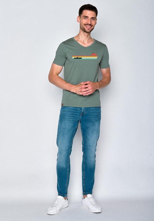 Actual product image Greenbomb Nature Canoe River Peak T-Shirt (XL)