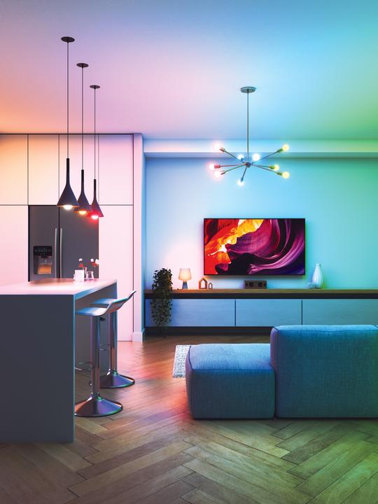 Actual product image Nanoleaf Matter Smart Bulb (E27, 9 W, 806 lm, 3 x, F)