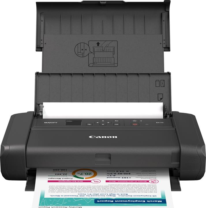 Image du produit Canon Maxify BX 110 avec batterie (Encre, Couleur)