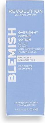 Actual product image Makeup Revolution Skincare Overnight Targeted Blemish Lotion (30 ml, Night cream)