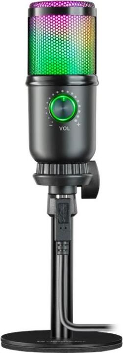 Produktbild Defender GLOW GMC 400 Kabelgebundenes Mikrofon mit Stativ STREAM RGB USB Streaming