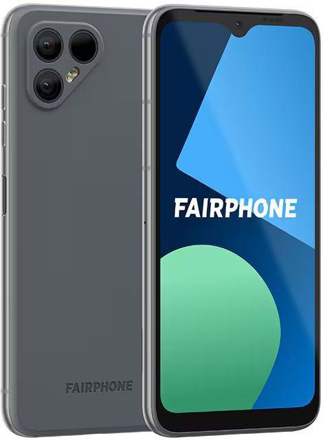 Fairphone 4 (128 GB, Grey, 6.30", SIM + eSIM, 48 Mpx, 5G)