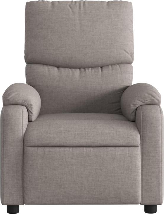 Immagine prodotto VidaXL Poltrona massaggiante in tessuto taupe,Colore: Taupe,Materiale: Tessuto (100