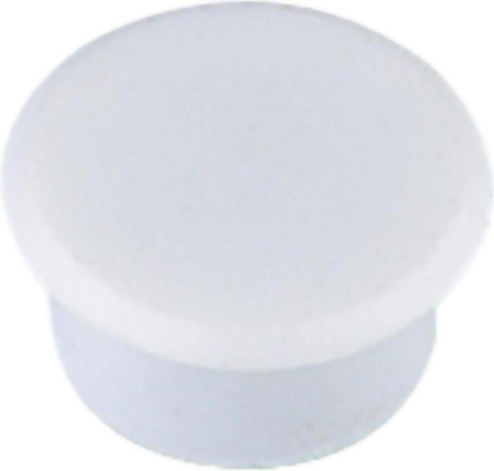 Alco Magnet 13 x 7 mm (Ø x H) 13mm 0,1kg weiss 10 St./Pack. (10 x)