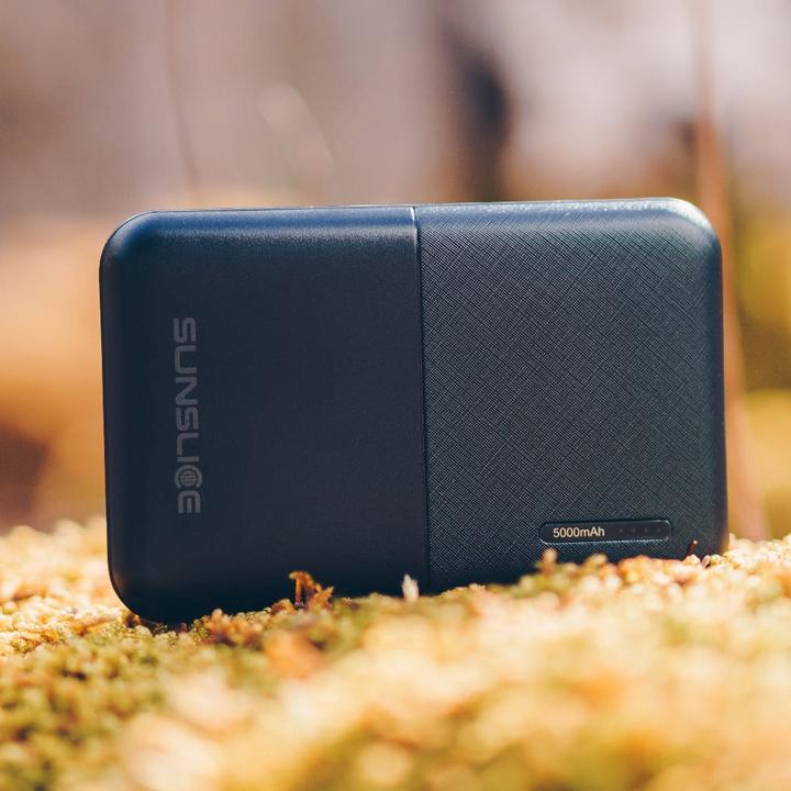 Image du produit Sunslice Batterie externe "Gravity 5" (5000 mAh, 10 W, 18500 Wh)
