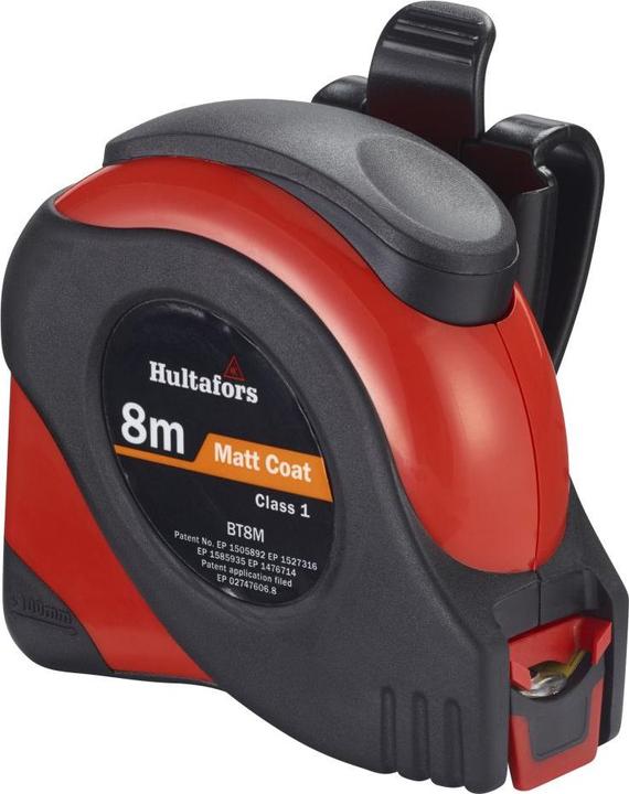 Produktbild Hultafors Båndmål 8 m, KL 2 - BT 8, 356203