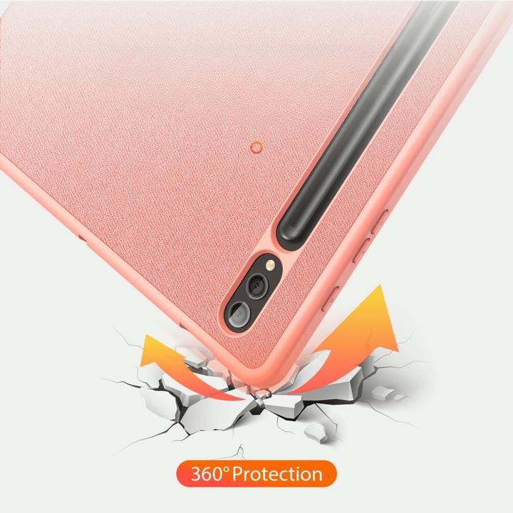 Actual product image Dux Ducis Domo Series Leather Book Cover Case (Galaxy Tab S9+, Galaxy Tab S10+, Galaxy Tab S9 FE+)