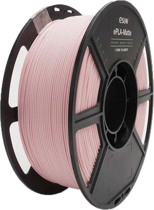 Actual product image eSUN ePLA Mat Peach Pink Filament 1.75mm 1Kg (PLA, 1.75 mm, 1000 g, Rose)