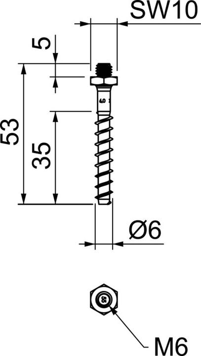 Image du produit OBO Bettermann Ancrage à visser coupe-feu (1 pcs)