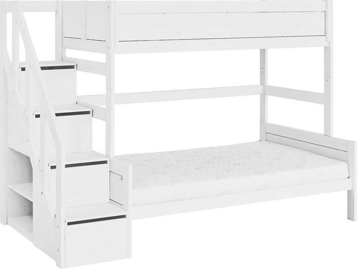 Lifetime Kidsrooms Family Etagenbett mit Treppe (120 x 200 cm)