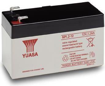 Immagine prodotto Yuasa Batteria al piombo 12 V 1,2 Ah NP1.2-12 (12 V, 1200 mAh)
