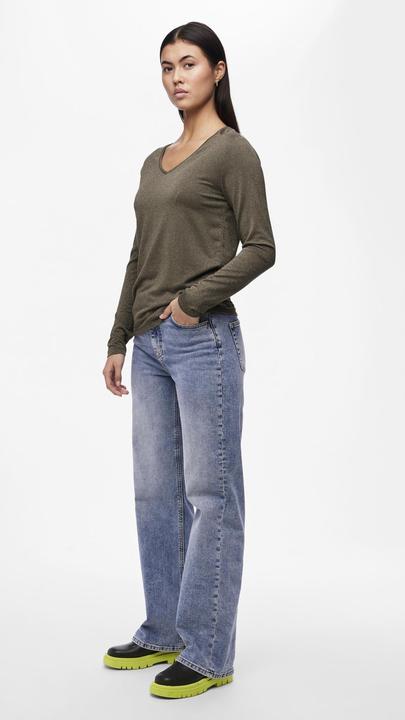 Produktbild Pieces Pcbillo Ls V-Neck Lurex Stripes Noos (XS)