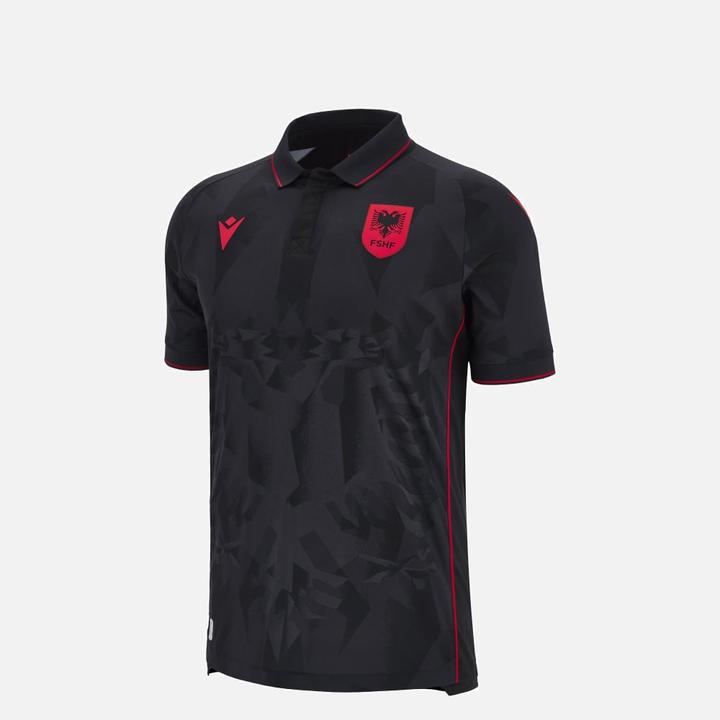 Image du produit Macron Albanie Enfants Troisième Maillot Euro (122, 128)
