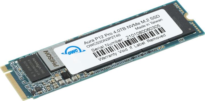 Immagine prodotto OWC 4.0TB Aura P12 M.2 NVMe SSD ad alte prestazioni per armadi e - Solid State Di (4000 GB, M.2 2280)
