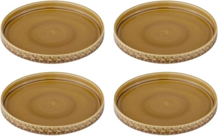 Actual product image Ladelle HEATH tapas plate caramel 20 x 2.5 cm 4 pcs (4 x, 2.50 cm)