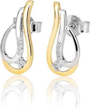 Breuning OHRSCHMUCK - BRILL. 0,06 Ct. H/si (585, - Gold)