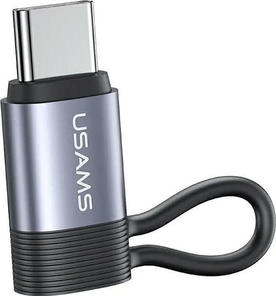 Image du produit Usams Adaptateur AU17 Lightning - USB-C 30W stalowy/aluminium SJ677LN01 (US-SJ677) (USB Type C, Lightning)