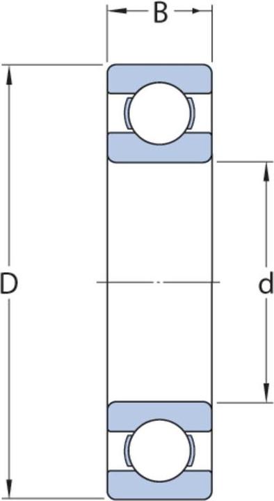 Actual product image SKF Deep groove ball bearings