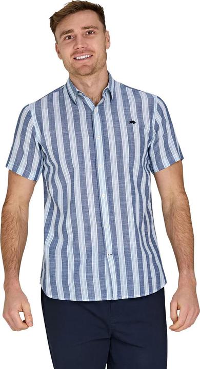 Immagine prodotto Raging Bull Camicia Striscia di Ponte Maniche Corte Uomo (L)