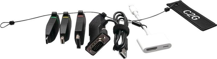 Image du produit C2G C2G29887 (USB-C, VGA, Mini DP, Lightning, USB-A)