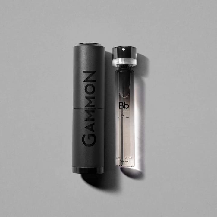 Gammon Black Notes Parfum Starter Bb (1x20 ml), das holzig-würzige BLACK SAX Herren Parfum (Eau de Parfum, 20 ml)