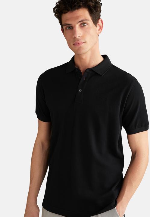 Actual product image Joop! Pima Cotton Primus Polo Shirt Short Sleeve Black (M)