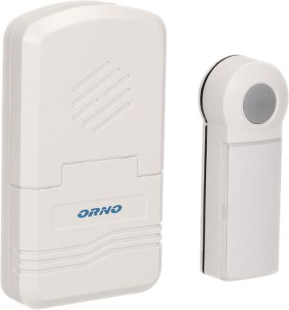 Actual product image Orno DISCO DC Radio Bell Outdoor Waterproof with Volume Control and Range 80m, Battery Operated