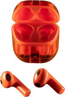 Actual product image 4smarts TWS Bluetooth Headphones SkyBuds Lucid orange (NC, 25 h, Wireless)