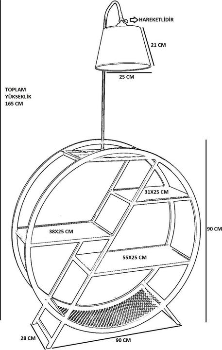 Actual product image Opviq Ella (E27)
