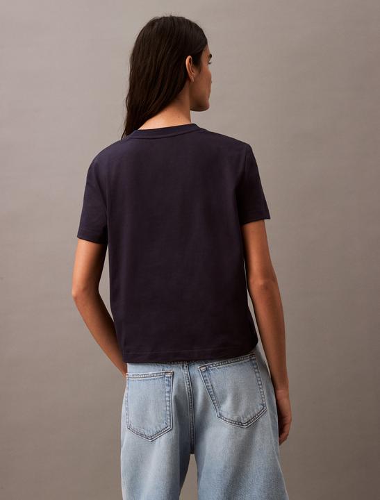 Actual product image Calvin Klein Jeans Ss Flocked Logo Cn Tee (L)
