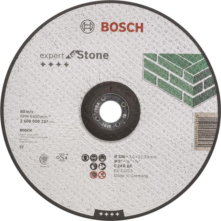 Produktbild Bosch Professional Zubehör Trennscheibe gekröpft Expert for Stone C 24 R BF, 230 mm, 3,0 mm